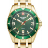 Hodinky Swiss Alpine Military 7034.1114 Mens Watch Sierra gold green 42mm 10ATM