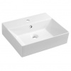 Aqualine Sistema Keramické umývadlo 50x42 cm, biele 10SF50051