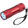 Svietidlo s 9 LED , Black Farba: Red