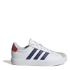 adidas VL Court 3.0 Shoes Junior Boys White/Blu/Red 3 (35.5)