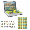 Magnetická vzdelávacia knižka puzzle Montessori dinosaury 75ks (W053)
