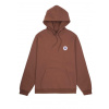Converse mikina ST FIT CORE CHCK HOODIE - Brown Veľkosť: XL
