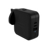 Targus HyperJuice - Síťový adaptér - GaN - 70 Watt - Quick Charge 3.0, Power Delivery 3.0 + PPS - 3 HJ1003BKWWGL