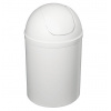 AQUALINE - Odpadkový kôš výklopný, 5 l, plast, biela 20309