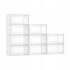 VEVOR Krabička na topánky 9Množstvo 34x25x18,4CM Krabice na uloženie topánok
