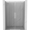 Mexen Rox Duo posuvné sprchové dvere 140 cm, transparentné, biele - 8C2-140-002-20-00