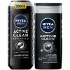 NIVEA Sprchový gél a šampón 2v1 Active Clean – set