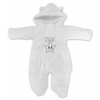 Baby Nellys Zimné chlupáčková kombinézka Little STAR, biela, veľ. 74 Baby Nellys