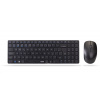 RAPOO set klávesnice+myš 9300M, Wireless Multi-Mode Slim Mouse and Ultra-Slim Keyboard, černá