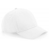 Beechfield | B62N, 5 panelová šiltovka z bio bavlny, biela