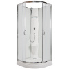 ARTTEC BRILIANT 90 x 90 cm - Sprchový box model 2 z činčilového skla PAN04350