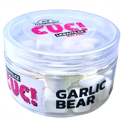 Nástraha LK Baits CUC! Nugget Balanc Fluoro 10mm 100ml Garlic Bear