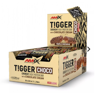 Amix Nutrition TIGGER® Zero CHOCO bar 60g.