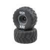 Axe MT: ECX koleso s pneu, šedý disk (2 ks)