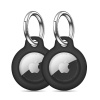 OBAL TECH-PROTECT ROUGH 2-PACK APPLE AIRTAG Čierny
