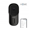 iGET HOME Doorbell DS1 Black - WiFi batériový videozvonček, FullHD, ob