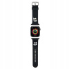 Karl Lagerfeld Karl and Choupette Head NFT Řemínek pro Apple Watch 38/40/41 Black KLAWMSLKCNK