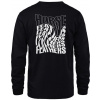 pánske tričko HORSEFEATHERS DISTORT LS T-SHIRT Black M