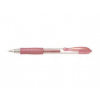 Gélové pero G-2 Metallic, ružová, 0,32 mm, stláčací mechanizmus, PILOT