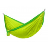 La Siesta Cestovná hojdacia sieť COLIBRI 3.0 DOUBLE - palm, 100% polyamid / laná: 100% polyester / hák: letecký hliník