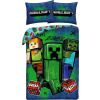 Halantex Obliečky z mikrovlákna Minecraft Zombie 140x200 70x90