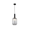 Italux Antiola PND-5588-1L-BK+CL závesné svietidlo 1x40W E27 čierna, číra