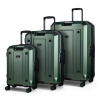 Sada cestovních kufrů ROCK Alpine TR-0288/3 ABS/PC - zelená - 94 L / 65 L / 39 L + 15% EXPANDER