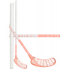 Zone floorball MONSTR AIR SL Curve 1.0° 27 white/light coral biela / červená, Pravá (pravá ruka dole), 96cm (=106cm)