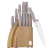 BERLINGERHAUS Sada nožov so stojanom BAMBOO 10 ks Taupe Collection BH-3122 - BERLINGERHAUS