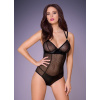 Zmyselné body OBSESSIVE 859 - TED čierna S/M