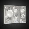 Obraz na plátne obdĺžnik - OB0827 - 3D gule 60cm x 40cm - O4
