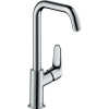 HANSGROHE Focus páková umývadlová batéria s otočným výtokom, s odtokovou súpravou s tiahlom, výška výtoku 236 mm, chróm, 31609000