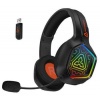 CONNECT IT BIOHAZARD Blast herní bezdrátová sluchátka s mikrofonem,RGB pods.,BT/2,4GHz/Jack+USB-C/ČERNÁ