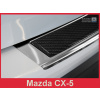 NEREZ Kryt prahu zadných dverí Mazda CX-5 - nerez/karbon