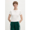 Tommy Jeans basic tričko dámske bavlnené s elastanom 2-pak DW0DW21430 biela L