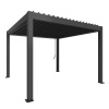 Biohort pergola 3,5x3,5 - 367,5 x 367,5 cm, tmavosivá metalická B440330
