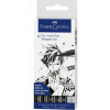 Umelecké popisovače Faber-Castell PITT Mangaka Set - (B, SB, M, SC, S, XS) - sada 6 ks