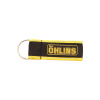 Öhlins, krúžok na kľúče. Čierny so žltým logom Öhlins
