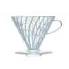 Hario plastový dripper na kávu V60-03 čirý