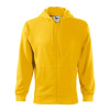 MALFINI Mikina Trendy Zipper 410 na zip, pánská MAL-4100415 L Žlutá