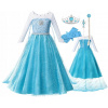 Dievčenský kostým - Elsa Frozen 6in1 Mega Costume Set Outfit 122-128 (Dievčenský kostým - Elsa Frozen 6in1 Mega Costume Set Outfit 122-128)