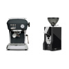 Ascaso Dream ONE, Anthracite + Eureka Mignon Classico, CR black