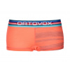 Dámske boxerky ORTOVOX 185 Rock'n'wool Hot Coral - XS