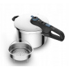 Tefal nerezový tlakový hrniec + košík, 6L VYPR