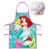 Euroswan Detská zástera s čiapkou Disney Princess Ariel