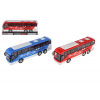 Teddies Autobus diaľkový plast 31cm na zotrvačník 2 farby v blistri