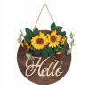 Veniec na dvere - Jemná 1 PC Simulované veniec Flower Vitajte (Veniec na dvere - Jemná 1 PC Simulované veniec Flower Vitajte)