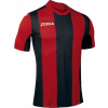 Joma Futbalový dres PISA V RED-BLACK T-SHIRT S/S, veľkosť XL