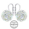 stříbrné náušnice kuličky 13 mm se Swarovski® Crystals čiré SILVEGOB36120w