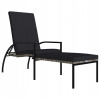 Záhradné lehátko - Deckchair s opálením, polystan, šedá (Deckchair s opálením, polystan, šedá)